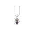 thumbnail image 2 of Purple Crystal Spider Necklace, 2 of 2