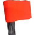 thumbnail image 3 of GFDYREE Tool Co FOR15100 2.5-Inch by 3.5-Inch Marking Flags with 15-Inch Wire Staffs, Orange, 100-Pack, 3 of 7