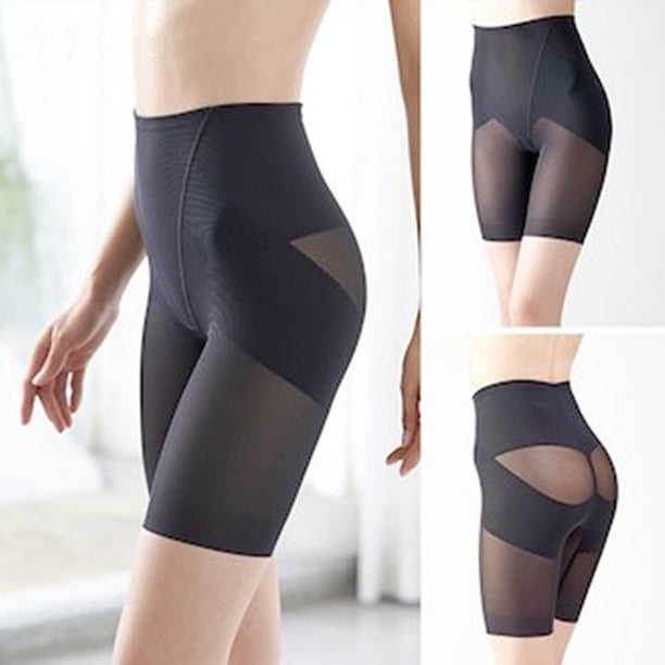Fajas moldeadoras de cintura alta para mujer, cómodas, informales, con realce de cadera y abdomen, de color liso.