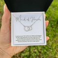 thumbnail image 2 of Maid of Honor Gift Necklace Beautiful Jewelry for Maid of Honor, Ideal Bridal Party Gift, Pair Necklace 2709HA07 Ref: 3676, 2 of 5