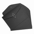 thumbnail image 3 of 10Pcs Kraft String Envelope File Folders A5 Letter Size Document Organizer for Office School Black, 3 of 6