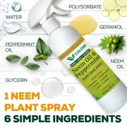 Neem Oil Spray for Plants with Peppermint Oil, Plant Wash Made for Indoor and Ou