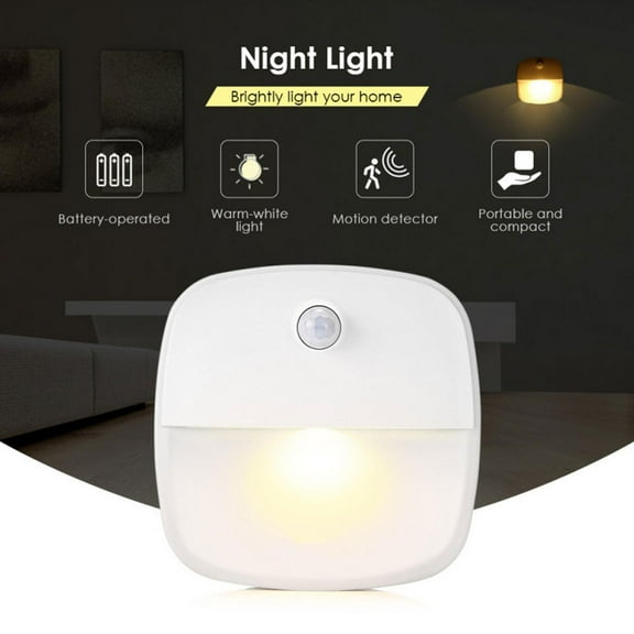 Blarkrus Night Light LED Motion Sensor Activated Bathroom Hallway Kitchen