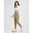 thumbnail image 6 of baleaf Women's Fleece Lined Joggers Winter Thermal Pants Brown XL, 6 of 7