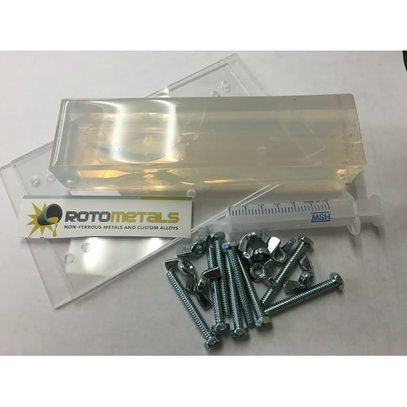 RotoMetals Gallium Spoon Mold-Create a Magic Disappearing/Bending/Melting Gallium Spoon, Includes Syringe