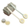 thumbnail image 2 of Cepillo de baño de mango largo, cepillo de espalda ergonómico y aerodinámico, cepillo corporal para bañarse, cepillo de baño para hombres y mujeres (blanco), 2 of 5