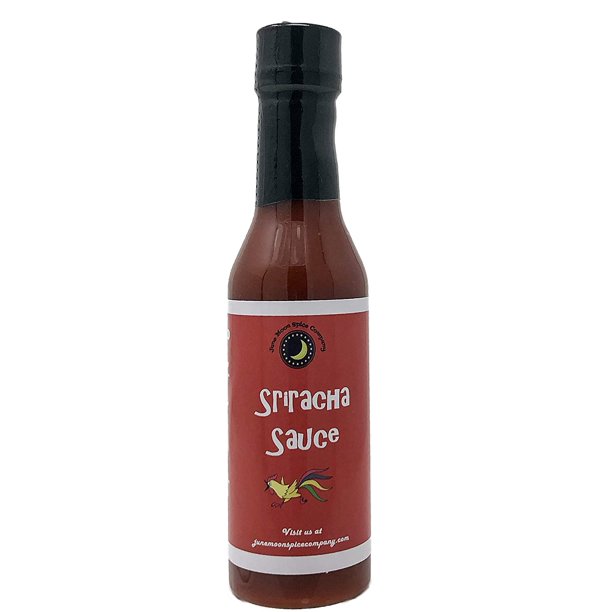 Sriracha Hot Sauce | Calorie Free | Fat Free | Saturated Fat Free | Cholesterol Free | Sugar Free | Crafted in Small Batches | 5 fl. oz. Shaker Bottle with Flavor Lock Cap | Premium | Savory