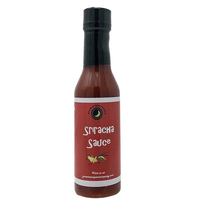 Sriracha Hot Sauce | Calorie Free | Fat Free | Saturated Fat Free | Cholesterol Free | Sugar Free | Crafted in Small Batches | 5 fl. oz. Shaker Bottle with Flavor Lock Cap | Premium | Savory
