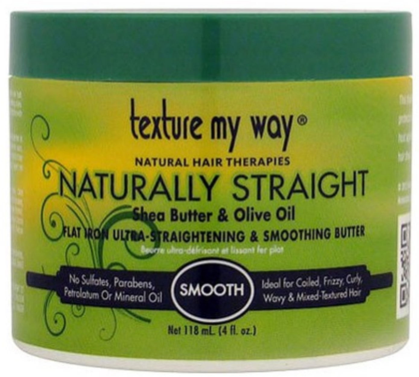 Texture My Way Flat Iron Ultra-Straightening & Smoothing Butter, 4 oz - Texture My Way Flat Iron Ultra-Straightening & Smoothing Butter, 4 oz -