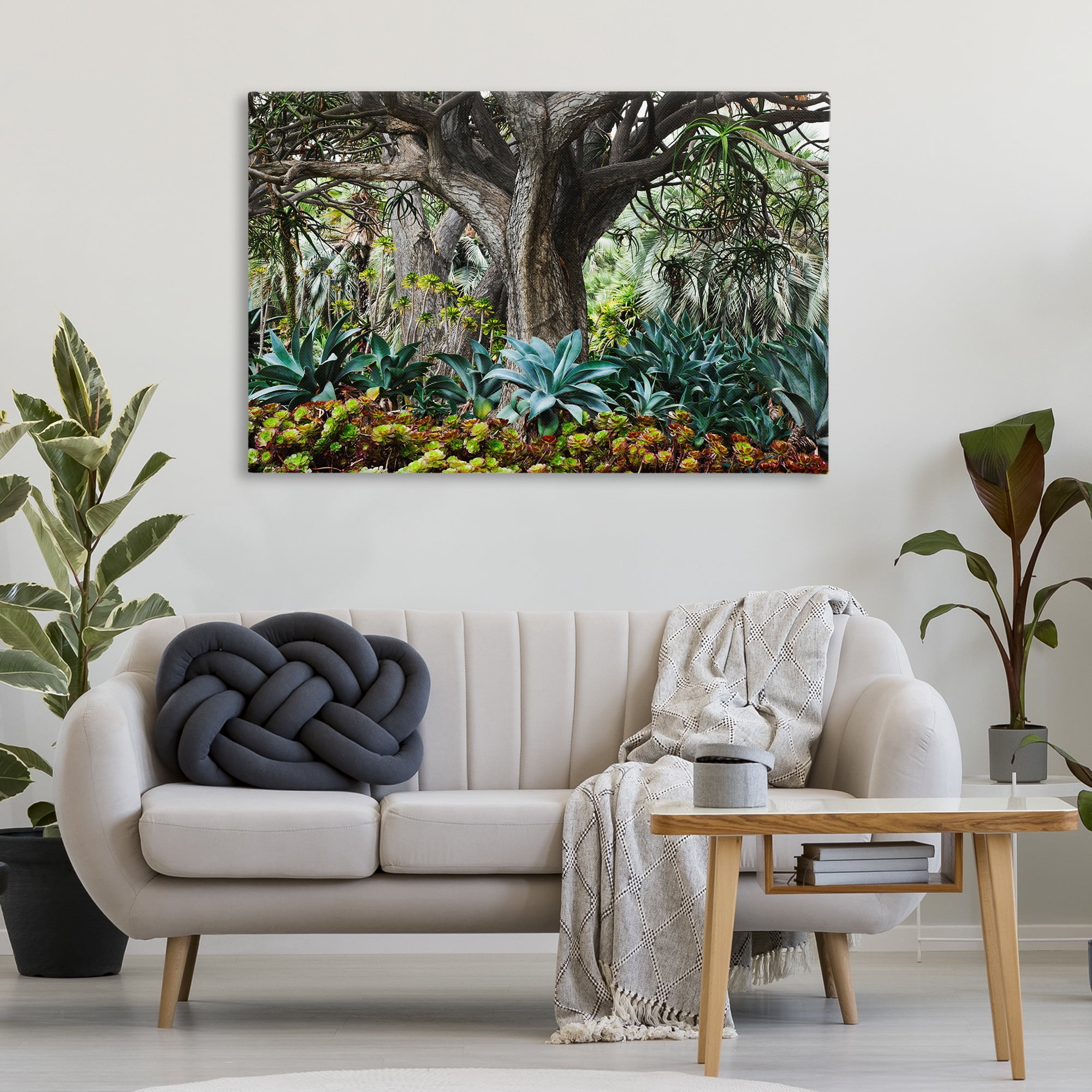 Stupell Industries Lush Tropical Vegetation Landscape & Nature Photography Wrapped Canvas Art Print Wall Art, 45 x 30