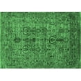 thumbnail image 1 of Ahgly Company Indoor Rectangle Oriental Emerald Green Industrial Area Rugs, 7' x 9', 1 of 4