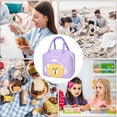 thumbnail image 5 of Bolsa de almuerzo aislada para mujeres y hombres, linda lonchera reutilizable para oficina, trabajo, viajes, picnic, 5 of 5