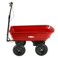 thumbnail image 3 of Four-wheeled electric cart 24V 180W lead-acid battery 264 lbs (120 kg) electric one-wheeled wheelbarrow 75L electric garden cart plastic pot capacity 2.6 cu.ft. wheelbarrow electric wheelbarrow, 3 of 14