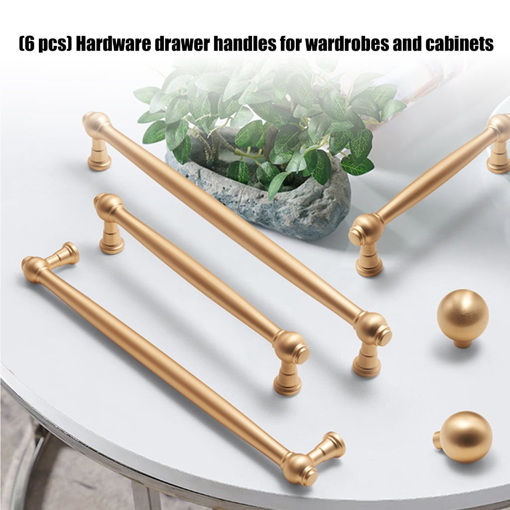 6PCS Strong Drawer Pulls Ergonomic Plan For Closet Cabinet Furniture