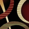 thumbnail image 2 of Home Dynamix Premium Indus Contemporary Geometric Runner Area Rug, Black/Red, 1'9"x7'2", 2 of 5