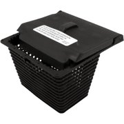 Angle View: Jacuzzi 43-0785-11-R Skimmer Basket with Weir - Black