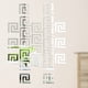 thumbnail image 3 of 12pcs DIY Geometric Acrylic Sticker, Creative Decorative Mirror Sticker, Wall Sticker, Wall Art Sticker, Home Decor, 3 of 3