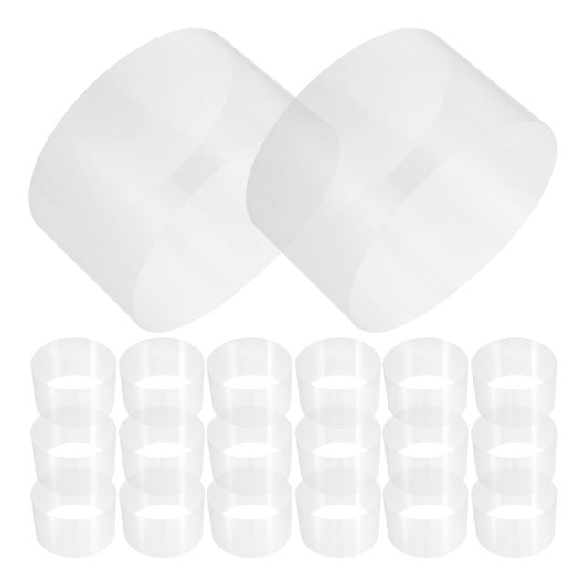 BESTYASH Collar Envolvente Plástico Transparente Para Fácil De Moldear Y Uso