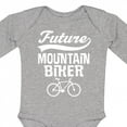 thumbnail image 4 of Inktastic Future Mountain Biker Boys or Girls Long Sleeve Baby Bodysuit, 4 of 5