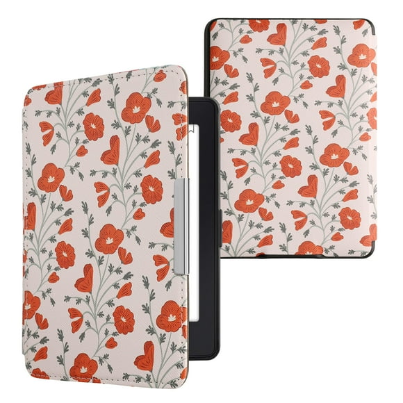 Funda kwmobile compatible con Amazon Kindle Paperwhite Poppy