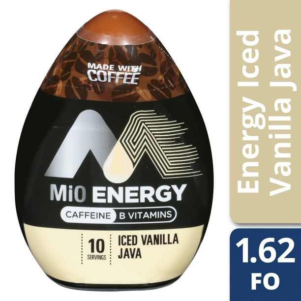 MiO Energy Iced Vanilla Java Liquid Water Enhancer, Caffeinated, 1.62