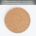 thumbnail image 6 of Thirstystone Natural Absorbent Cork Coasters 8-Pack, 6 of 6