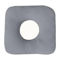thumbnail image 1 of Cojín de asiento relleno con forma de donut, almohadilla de lactancia, almohadilla portátil y cómoda con forma de donut, cojín de donut para viajes, gris, 1 of 8