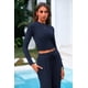 thumbnail image 5 of Conjunto de Dos Piezas para Mujer PRETTYGARDEN Top Corto y Pantalones de Pierna Ancha M, 5 of 8