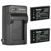 Kastar 2-Pack Battery and AC Wall Charger Replacement for Logitec LAN-WSPH01WH, P-1000, KEYENCE BT-1000