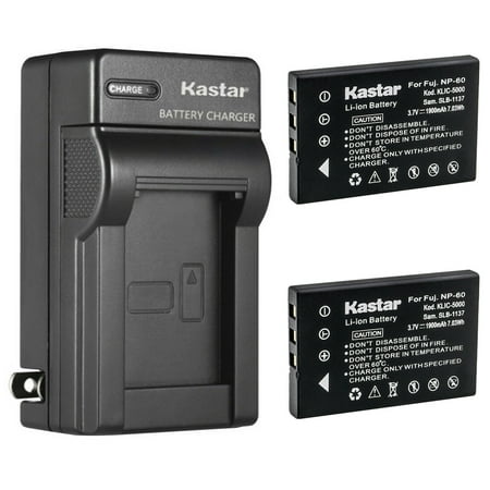 

Kastar 2-Pack Battery and AC Wall Charger Replacement for DV5311 DV5311HD FinePix 50i FinePix 601 FinePix F401 FinePix F401 Zoom FinePix F410 FinePix F410 Zoom FinePix F601 FinePix F601 Zoom