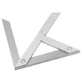 thumbnail image 4 of Center Angle Gauge, 150x130mm Practical Accurate Measuring Centering Finder Line Gauges Stainless Steel  For Circular Plate, 4 of 8