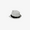 WHITE, variant on Straw Fedora