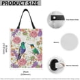 thumbnail image 7 of Yuyamidu Hummingbird Car Garbage Bag Hanging Front or Back Seat Flower Car Trash Bag Waterproof Car Waste Bag Accessories Portable Auto Rubbish Storage Bags, 7 of 7