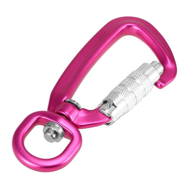 Gancho LIXADA Giratriz Carabinero Clip 360 Giratero Rotativo Carabiner Pequeño Bloqueo Auticú Carabinero Hamaca Giratoria Colgante Clip de Correa de Mascota