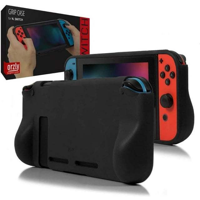 Carcasa Trasera Protectora Negra Orzly Nintendo Nintendo Switch