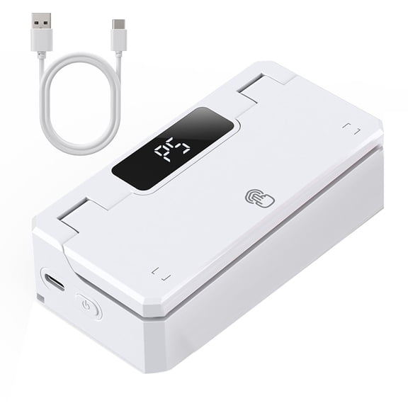 Mini Bag Sealer and Cutter, Handheld Bag Sealer Heat Seal-Rechargeable Chip Bag Sealer- for Chip Bags,
