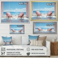 thumbnail image 4 of Designart "Coastalminimalism Coastal gracefulness Pointillism I" Nautical & Beach Canvas Print, 4 of 5