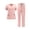 Pink #72, variant on Dresfit Women's Scrub Sets Short Sleeve V Neck Scrub Tops Matching Drawstring Wide Leg Scrub Pants 2 Piece Sets Stretch Plus Size Nurse Uniform S