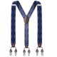 thumbnail image 1 of Tirantes Y para hombre, con 6 fuertes clips Tirantes elásticos anchos y ajustables para uso informal, 1 of 5
