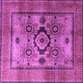 thumbnail image 1 of Ahgly Company Indoor Square Oriental Purple Modern Area Rugs, 5' Square, 1 of 4