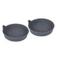 thumbnail image 3 of 2 posavasos genéricos para coche, para portavasos, alfombrilla antideslizante para bebidas, universal, fácil de instalar, accesorios para el interior Gris, 3 of 9
