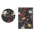 thumbnail image 5 of Yayeee Garden Flag 12" x 18" Double Sided Outdoor Yard Lawn Holiday Decorations, Black Floral Pattern, 5 of 6