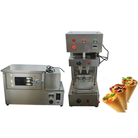 Commercial Pizza Cone Spiral Shape Forming Machine With Rotational Pizza Oven