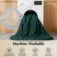 thumbnail image 4 of Dhole 7-Piece Bed in Bag - King Size Striped Comforter Sets, Pillowcases & Sheet Collection for Cozy Bedding Sets - Green, 4 of 10
