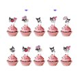 thumbnail image 1 of Bonita serie Sanrio, suministros para fiestas de cumpleaños, pancarta desechable, adorno para tarta, bandera colgante, juego de globos Kulomi, decoración de cumpleaños, 1 of 1