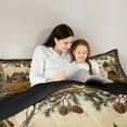 thumbnail image 5 of Homewish Wild Bear 7-Piece Bedding Comforter Set,Rustic Farmhouse Cabin King Bedding Sets,Jungle Animal Bed Sheets For Boys Kids,Breathable Home Decor Reversible, 5 of 9