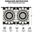 thumbnail image 2 of Blackout Kids Curtains,Black White Tie Dye Mandala Pattern Childrens Insulated Curtains Set Of 2,Bedroom Essentials,Toddler Room Decor 42"x54", 2 of 5