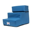 thumbnail image 2 of Escalera portátil para perros y mascotas, rampa para mascotas, escalera, cubierta lavable, antideslizante, pendiente para gatos, suministros para azul Zulema Escalera de escaleras para gatos, 2 of 7