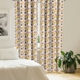 thumbnail image 2 of Ambesonne Cartoon Curtains, Caricatures Jungle, Pair of 28"x63", Multicolor, 2 of 5