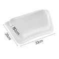 thumbnail image 1 of Almohada de baño, cojines de baño, cojín de bañera de PU impermeable, almohada de baño con ventosas, almohada ergonómica para bañera de spa, para todo tipo de bañeras, jacuzzis, bañeras de, 1 of 5